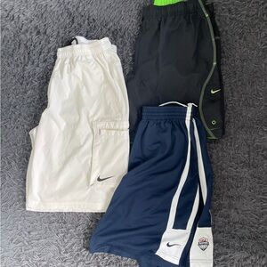 Men Size Large Nike Dri-Fit Shorts Bundle of 3